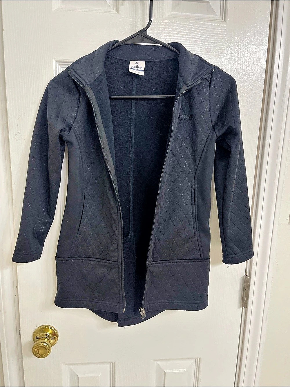 Magellan Outdoors Girls Arctic Fleece Jacket Black Small